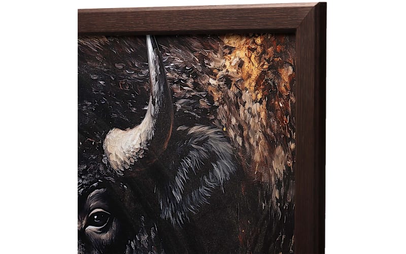 Open Road Brands Buffalo Framed Canvas Wall Art | Bass Pro Shops