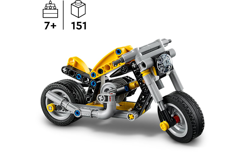 LEGO Technic Yellow Motorcycle Set | Bass Pro Shops