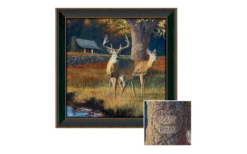 Whitetail Morning Glassless Personalized Artwork by Scott Kennedy
