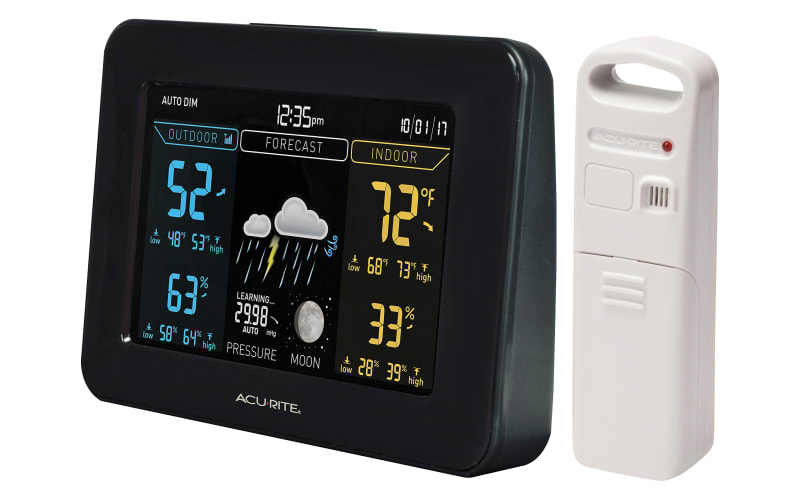 AcuRite Home Weather Station Weather-Resistant Indoor/Outdoor