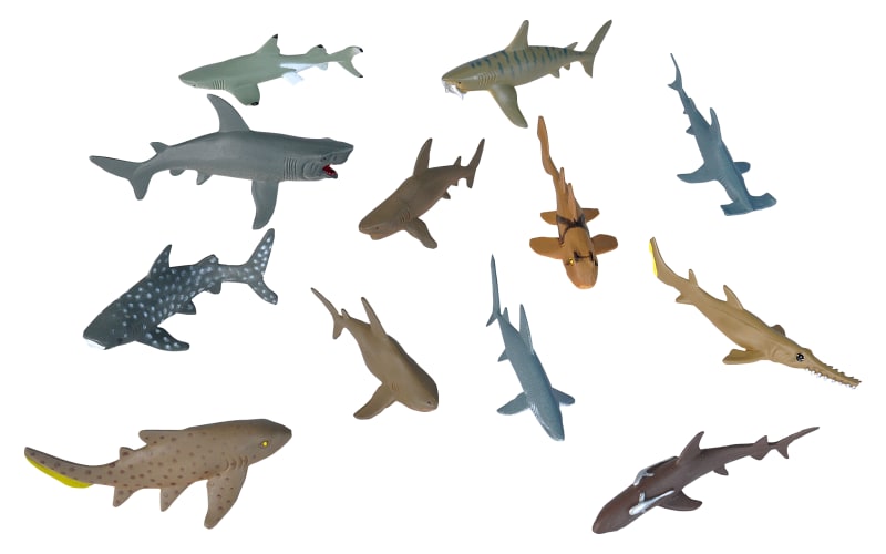 Wild Republic Nature Tube of Shark Figurines