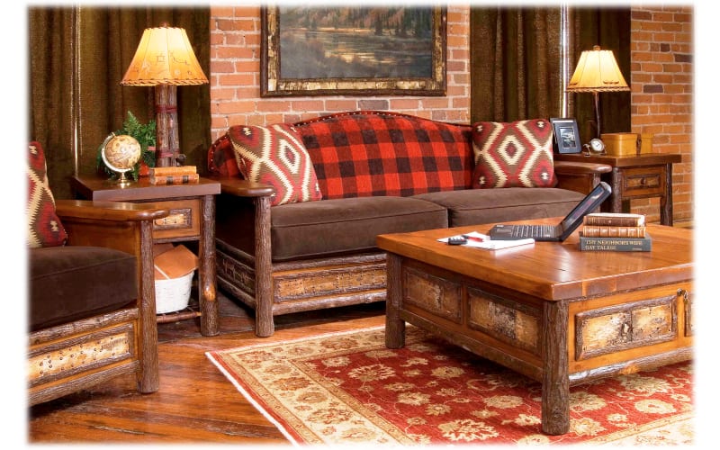 Vintage hickory clearance chair sofa