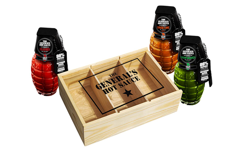The General's Hot Sauce Gift Box | Cabela's