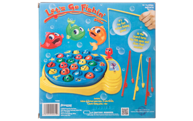 Pressman 0058-06 Games Toy Lets Go Fishing Combo Game, Includes Go