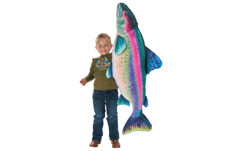 Bass Pro Shops Giant Stuffed Rainbow Trout for Kids Bass Pro Shops
