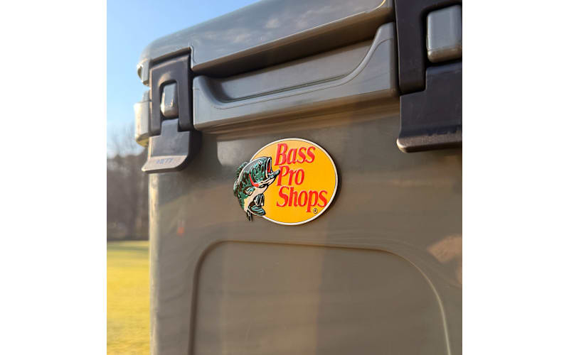 Bass Pro Shops Logo Metal Sticker | Mack's Prairie Wings