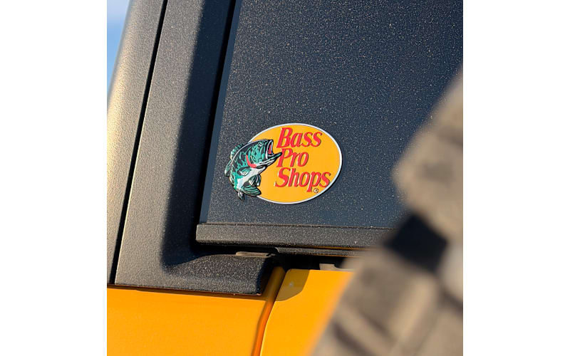 Bass Pro Shops Logo Metal Sticker | Mack's Prairie Wings