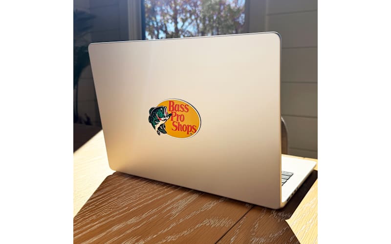 Bass Pro Shops Logo Metal Sticker | Mack's Prairie Wings