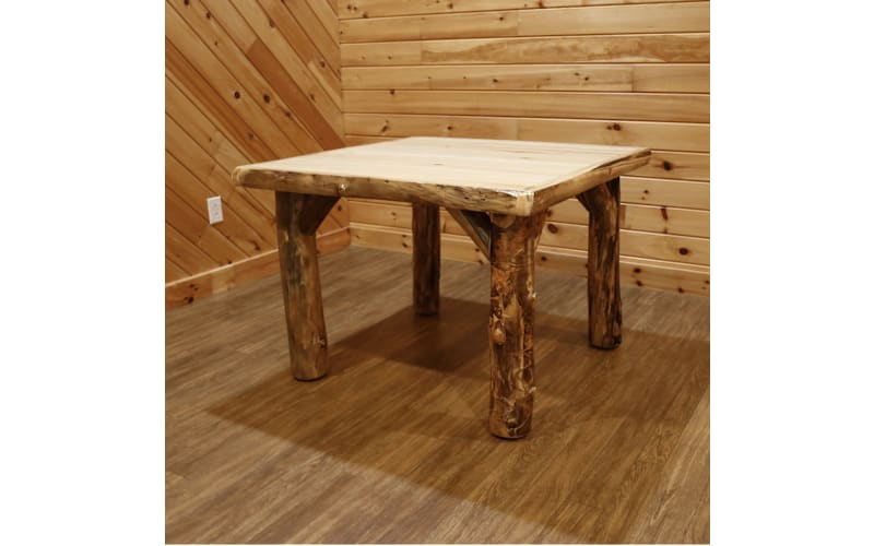 Log Cabin Rustics Cabin Cove Square Dining Table | Bass Pro Shops