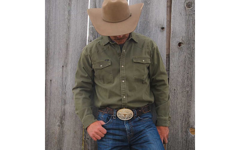 MONTANA SILVERSMITHS STETSON バックル Montana Silversmiths Classic Western 2-Tone Longhorn Belt Buckle