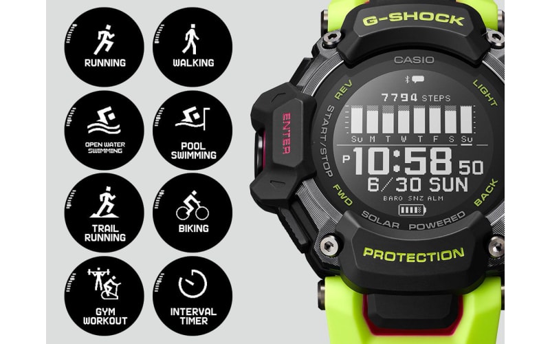 Casio G-Shock Move Heart Rate + GPS Solar Assist Smartwatch