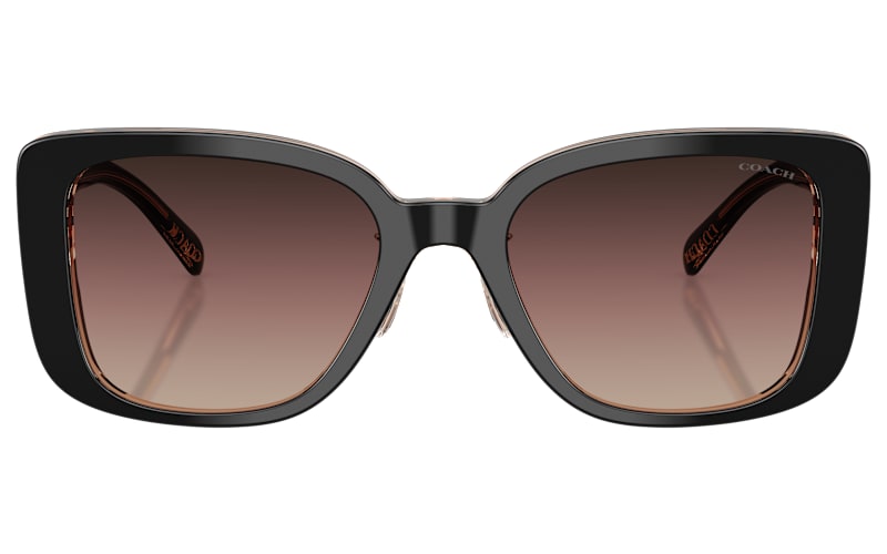 COACH HC8352 Sunglasses for Ladies - Black/Gray Gradient  display picture 1