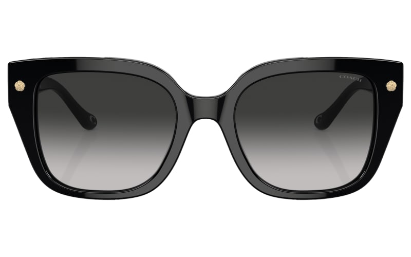 Coach HC8392U Sunglasses for Ladies - Black/Gray Gradient  display picture 1