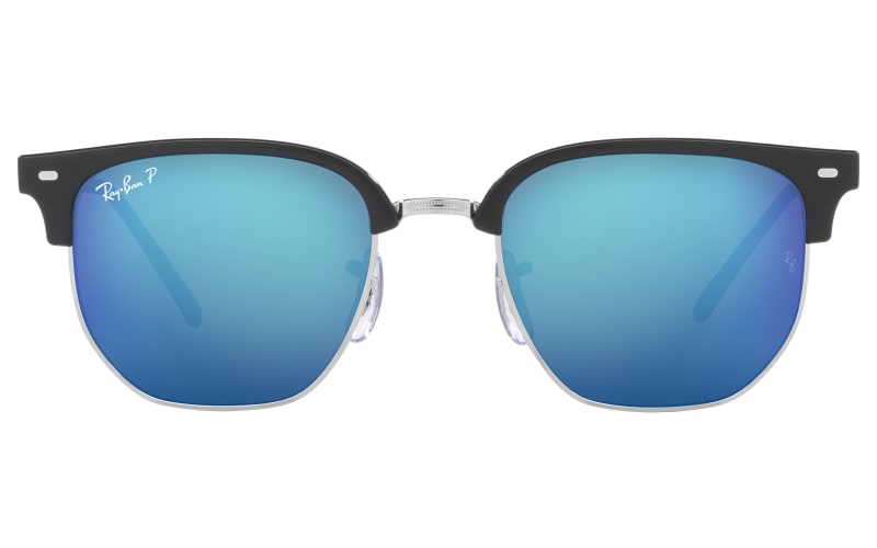 Ray ban clubmaster blue mirror on sale