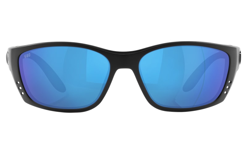 Fisch Polarized Sunglasses in Blue Mirror