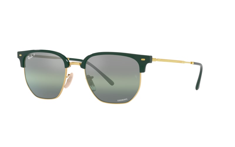 Ray-Ban New Clubmaster RB4416 Chromance Mirror Glass Polarized