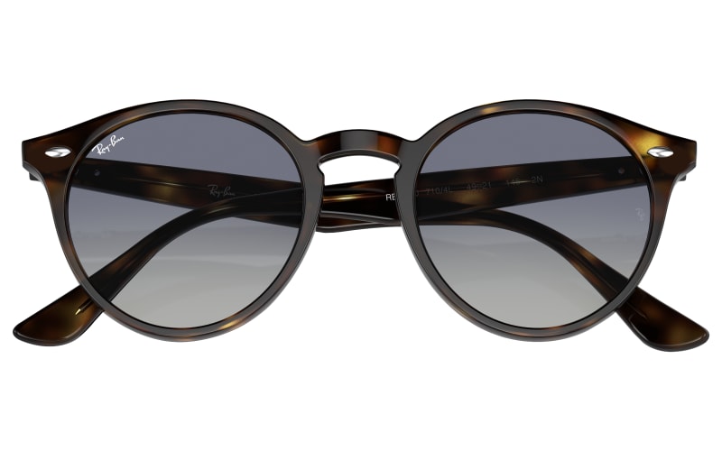 Ray-Ban Blaze Sunglasses RB2180 Polished Havana Frame with Brown Gradient lenses Ray-Ban RB2180 Sunglasses | Select Eyewear main image 4
