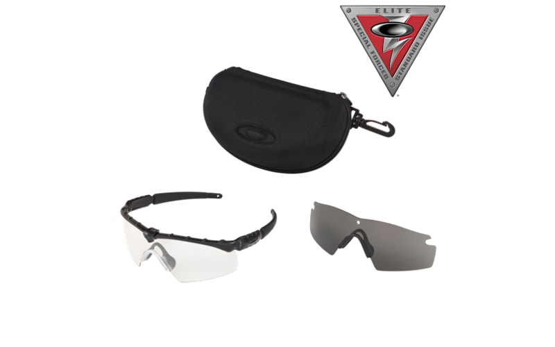 実物OAKLEY SI BALLISTIC M FRAME 2.0 Oakley SI Ballistic M-Frm 2.0 Stk Black w/Clear (11-139) : Amazon