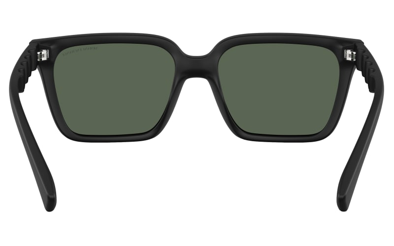 Armani Exchange AX4147S square-shaped sunglasses in matte black with dark green Armani Exchange AX4147S Sunglasses - Matte Black/Dark Green  main image 2