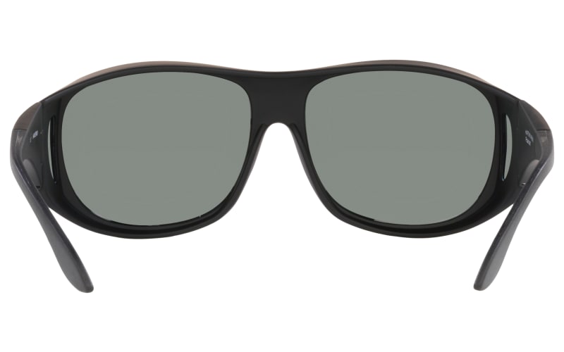 Haven FO-001 HA000019 Polarized Sunglasses - Matte Black/Blue Mirror