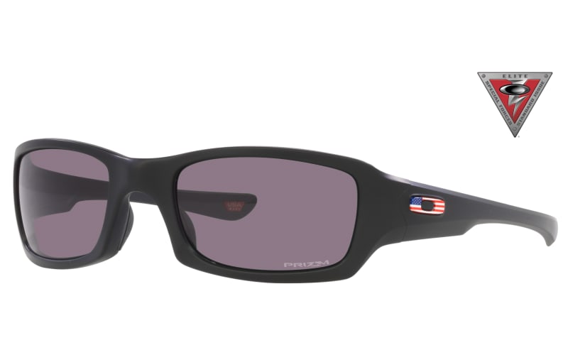 Oakley SI Fives Squared OO9238 USA Flag Collection Prizm Grey