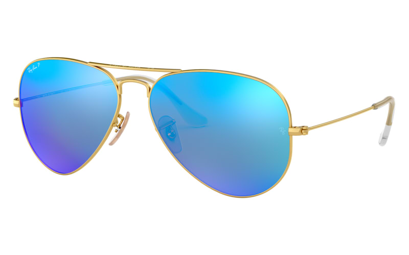 小物 Ray-Ban RB3025 Polarized Sunglasses Y2K Ray-Ban Aviator RB3025 Flash-Mirror Glass Polarized Sunglasses