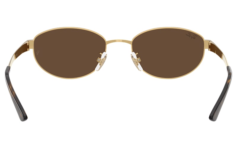 Ray-Ban RB3774D Sunglasses - Polished Arista Gold/Dark Gray  display picture 1