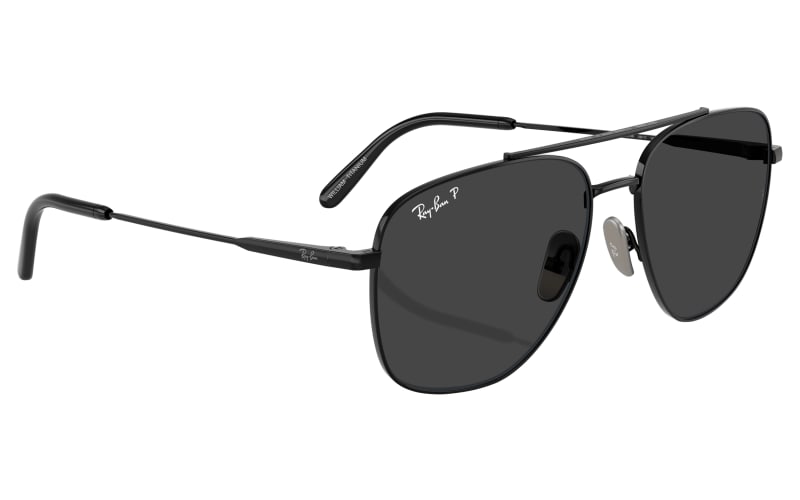 Ray-Ban William Titanium RB8097 Glass Polarized Sunglasses | Bass