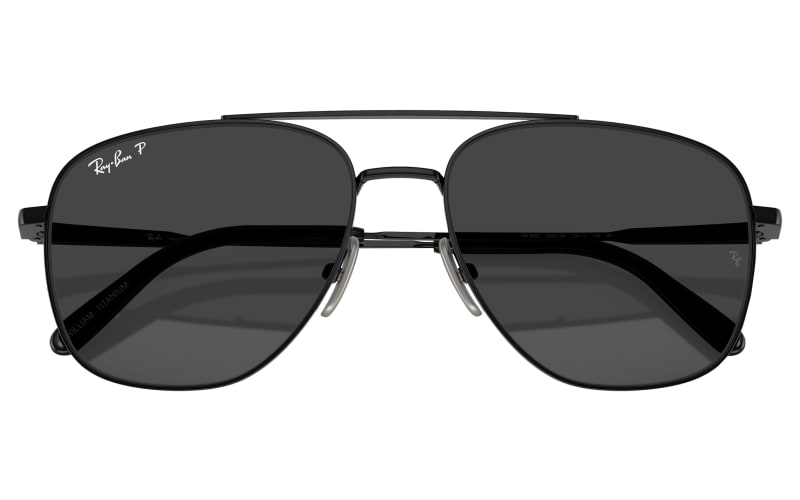 Ray-Ban William Titanium RB8097 Glass Polarized Sunglasses | Bass