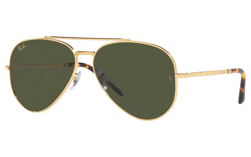 Ray-ban Aviator Classic Polished Gold/Black Ray-Ban RB3025 Aviator Classic XL (58 - 14) with Black  main image 2