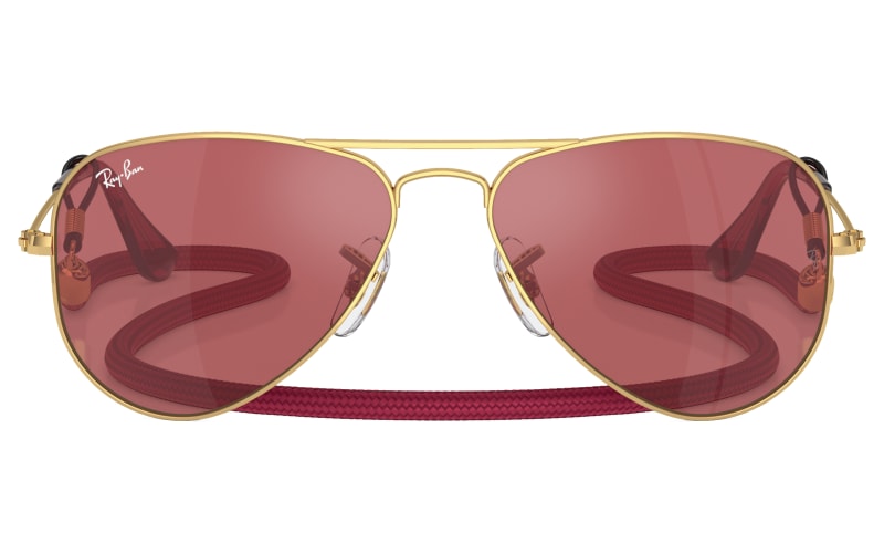 Ray Ban RJ9506S Junior Aviator 223 6G Gold Size 52 Sunglasses