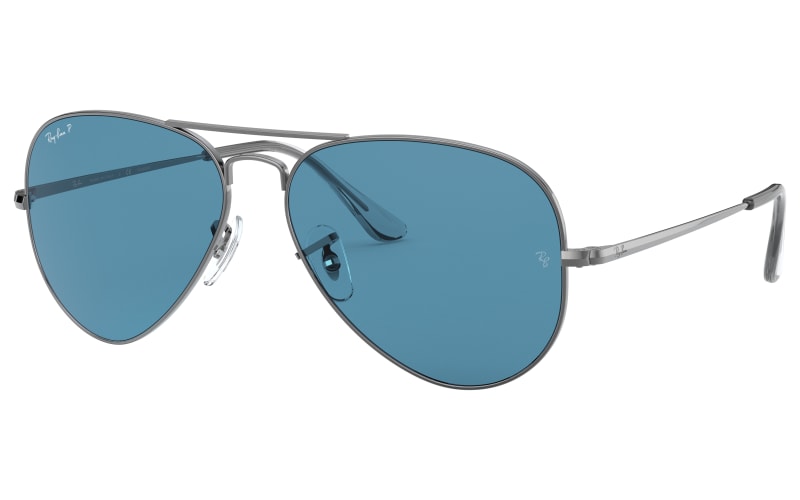 Ray-Ban サングラスAviator l II RB3689 Ray-Ban Aviator Metal II L (58 - 14) with Brown lenses and Gold