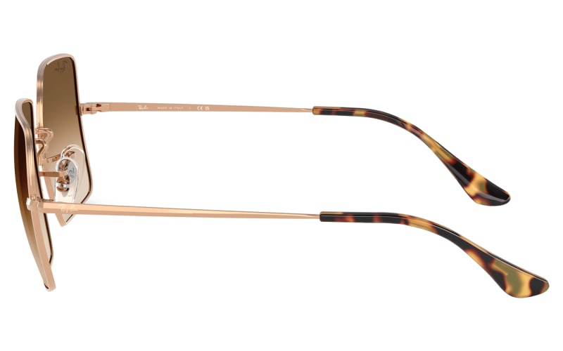 Ray-Ban gold 1971 square style sunglasses gradient brown women’s glasses classic Amazon.com: Ray-Ban RB1971 SQUARE 1971 CLASSIC Square Shaped  main image 4