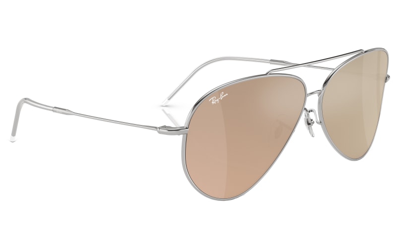 Ray-Ban Aviator Mirror XL (58 - 14) with Grey lenses and  Rav-Ban Aviator Mirrored Sunglasses main image 2