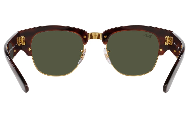 Ray-Ban Mega ClubMaster Sunglasses RB0316S Polished Black Frame Green Lenses Amazon.com: Ray-Ban RB0316S MEGA CLUBMASTER Sunglasses with  main image 3
