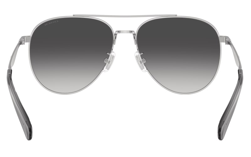 Aviator Frames Coach Silver Aviator Sunglasses Coach HC7169  display picture 3