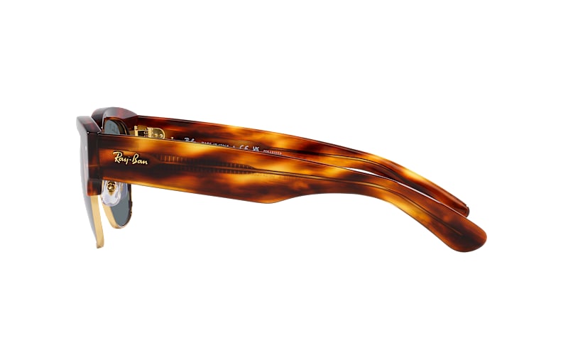 Ray-Ban Mega Clubmaster Tortoiseshell Sunglasses Ray-Ban RB0316S Mega Clubmaster Gold , Green , Tortoise  main image 2