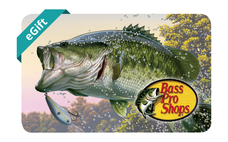 Bass Pro Shops Fishing eGift Card - $25