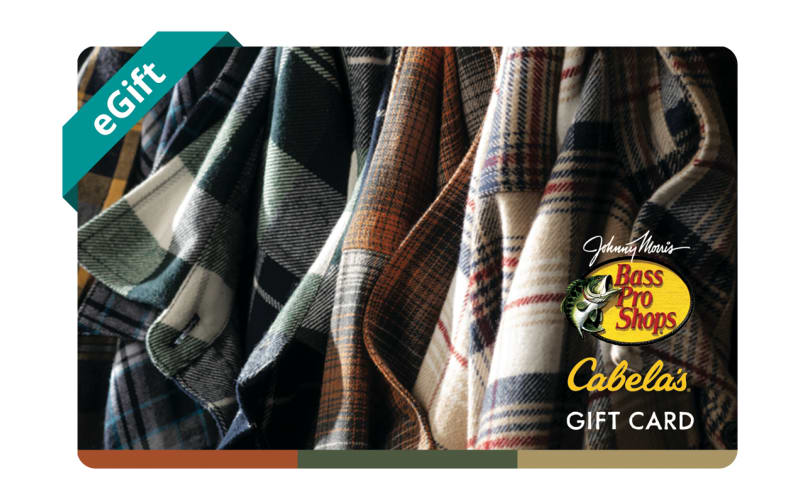 E gift on sale card bass pro