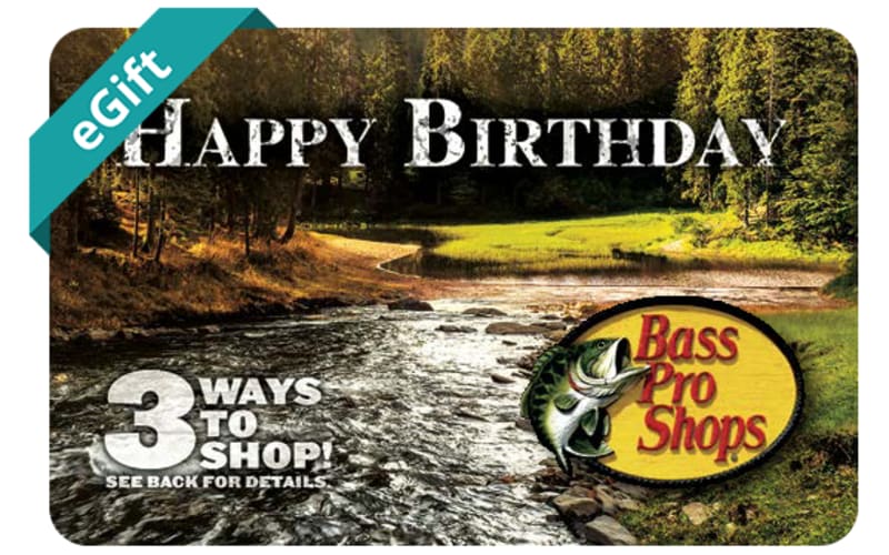 Bass pro shop hot sale e gift card