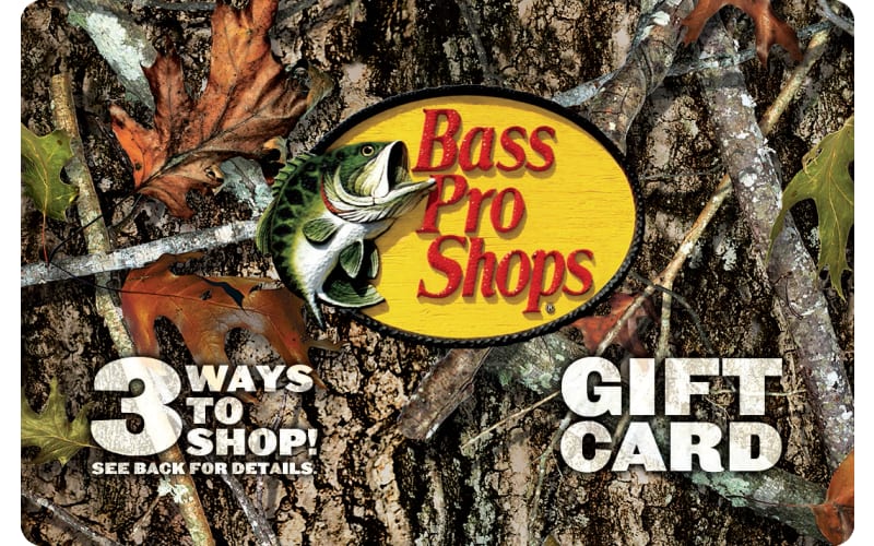 Bass Pro Shops Camo Gift Card - $25