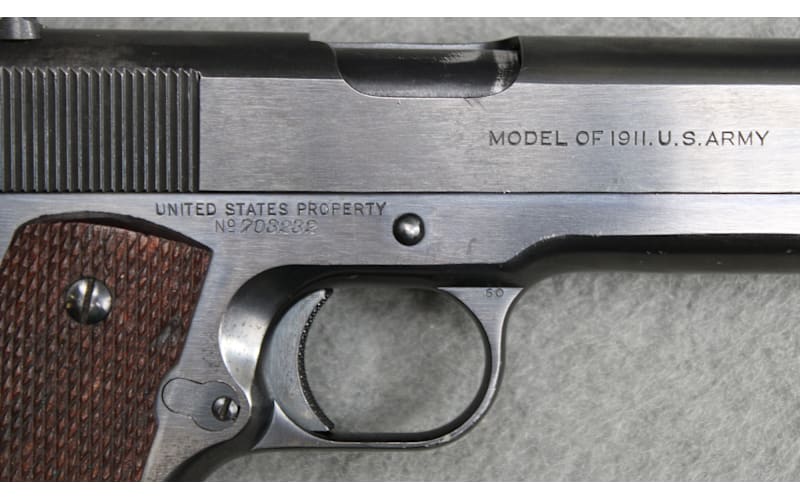 COLT M1911 U.S. ARMY ガスガン Colt ~ M1911 US Army Transitional ~ .45 Auto | Mack's Prairie Wings