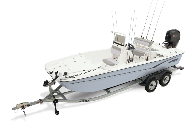 NAISH 24✖️12.6 MARICO 2024 MAKO Pro Skiff 19 CC w/ 90 EXLPT FourStroke Command Thrust