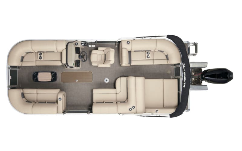 2024 SUN TRACKER PARTY BARGE 22 RF XP3 w/ 150 L FourStroke Mercury 