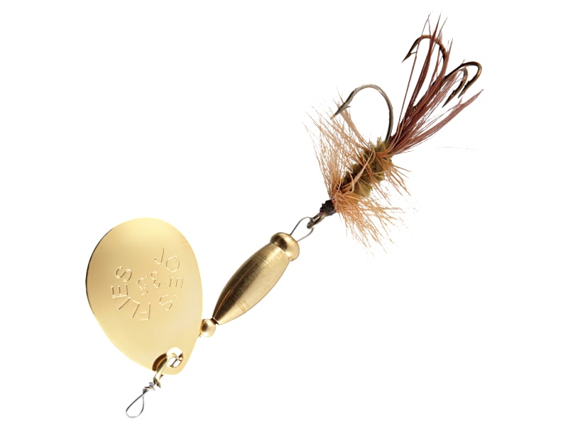 Joes Flies Super Striker 1/4 Oz Marrone Spinner Esca Da Pesca Joes Flies Super Striker 1/4 Oz Marrone Per Acque Dolci | Nuova, Modello Spinner Hot-4-trout Kits - Foto 5