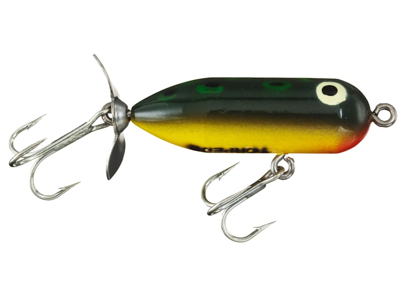 ヘドン HEDDON ☆ 80's  MAGNUM-TORPEDO  CRWS HEDDON MAGNUM TORPEDO Vintage Fishing Lure • NATURAL FROG