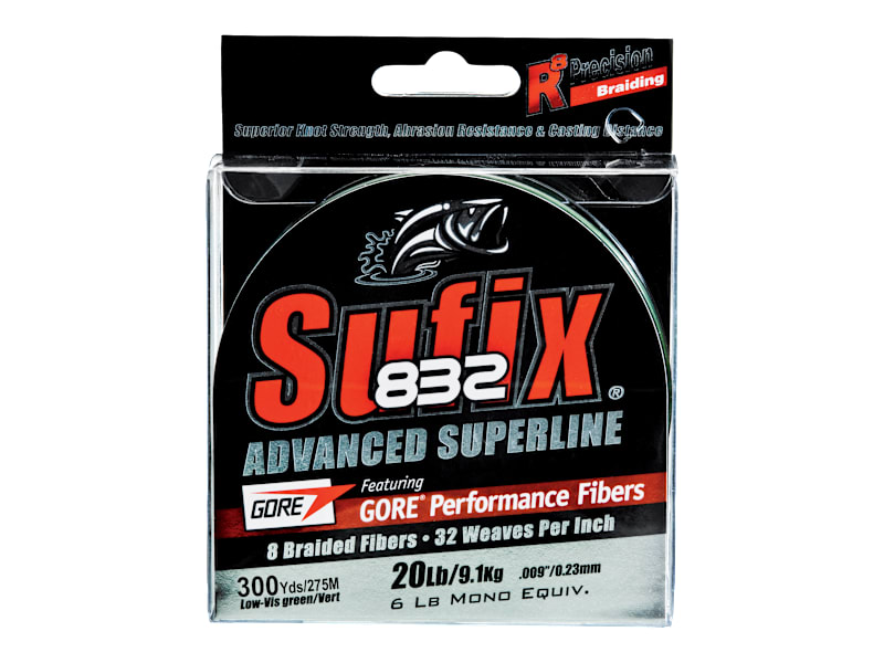 Sufix 832 Advanced Superline Braid Fishing Line 300-Yard
