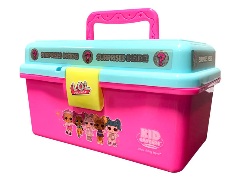 LOL Surprise Collapsible Storage Cube - 12 Inch Fabric Bin With Handle, Printed With LOL Characters, Toy & Clothes Organizer
