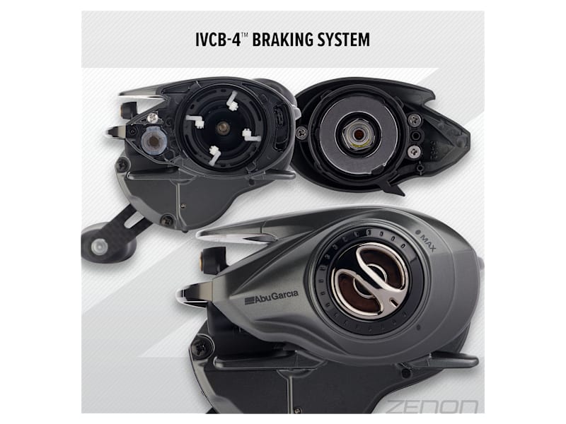 Abu Garcia Zenon MG-X Baitcast Reel - Right - 6.8:1 | Bass