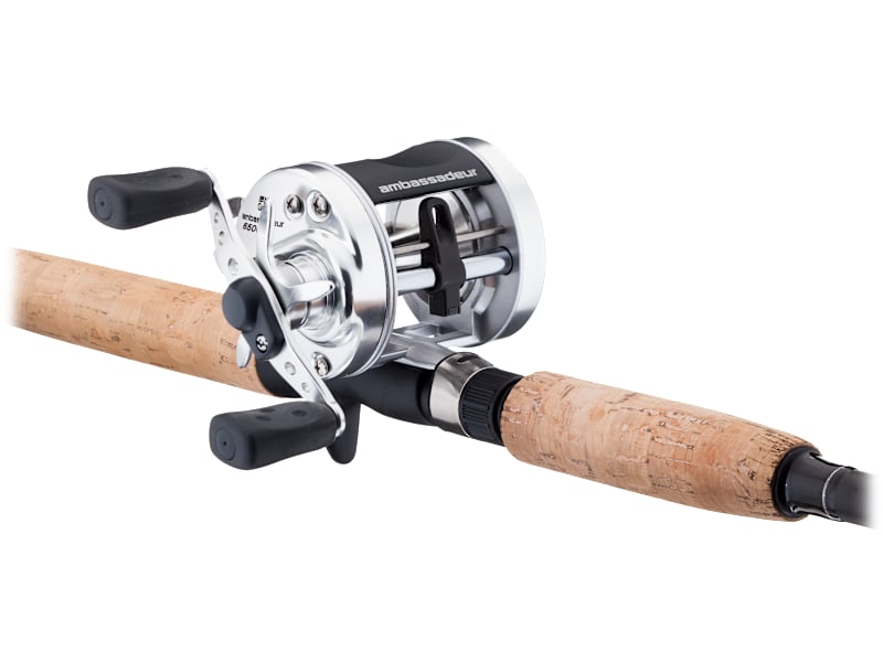 baitcasting rod and reel combo 600CTS I Catfish Pro Left / 600CTS Combo + Power Handle / Heavy Model:5000 max drag Jordan Lee Abu Garcia Max Pro